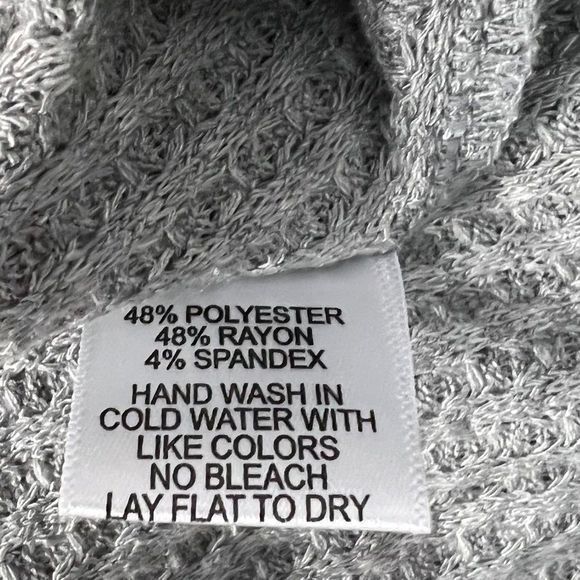 NWT GIBSON LOOK‎ Grey Baby Doll Long Sleeve Shirt (S) - Picture 6 of 7